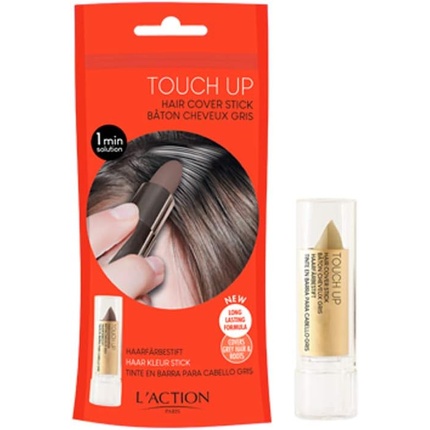 Средство для укладки волос Touch Up Hair Cover Stick с пчелиным воском для увлажнения - светло-коричневый 4 г L'Action Paris
Средство для укладки волос Touch Up Hair Cover Stick с пчелиным воском для увлажнения - светло-коричневый 4 г L'Action Paris