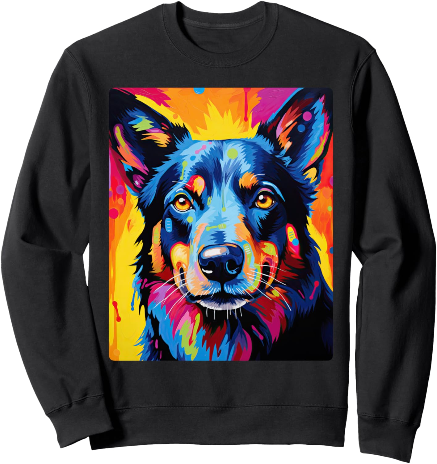 Фотография собаки, выполненная маслом, милая толстовка с изображением щенка Oil Print Animals, черный
Фотография собаки, выполненная маслом, милая толстовка с изображением щенка Oil Print Animals, черный