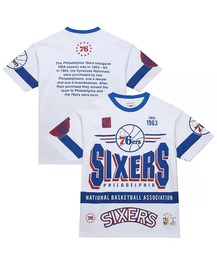 Мужская и женская белая футболка Philadelphia 76ers Hardwood Classics Vintage Team Origins Premium Mitchell & Ness, Белый, Мужская и женская белая футболка Philadelphia 76ers Hardwood Classics Vintage Team Origins Premium Mitchell & Ness
Мужская и женская белая футболка Philadelphia 76ers Hardwood Classics Vintage Team Origins Premium Mitchell & Ness, Белый, Мужская и женская белая футболка Philadelphia 76ers Hardwood Classics Vintage Team Origins Premium Mitchell & Ness