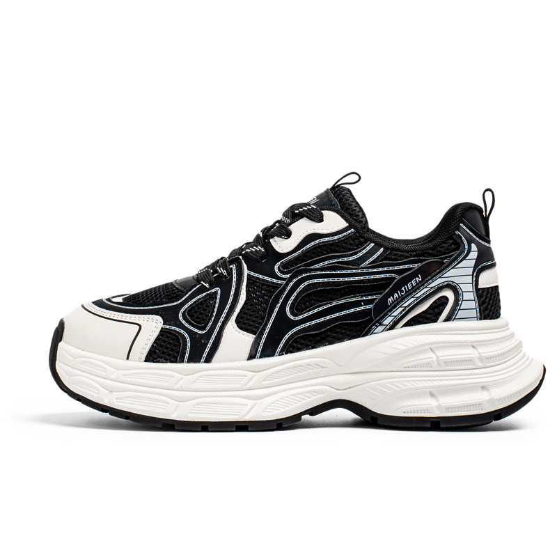 Magelly Амортизирующие противоскользящие износостойкие низкие массивные кроссовки мужские - черные, цвет Black
Magelly Амортизирующие противоскользящие износостойкие низкие массивные кроссовки мужские - черные, цвет Black