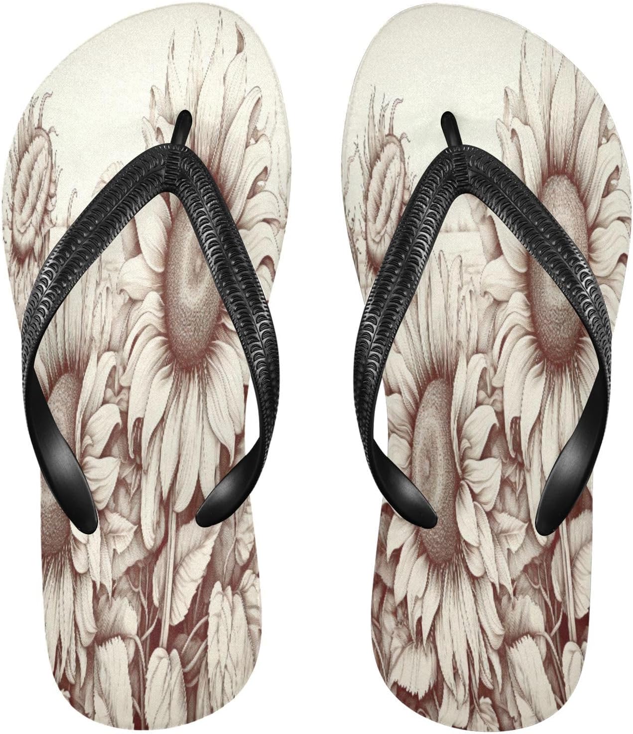 Вьетнамки с подсолнухами, пляжные сандалии с резиновой подошвой, нескользящие летние тапочки для мужчин и женщин Sinestour, Sunflowers Art
Вьетнамки с подсолнухами, пляжные сандалии с резиновой подошвой, нескользящие летние тапочки для мужчин и женщин Sinestour, Sunflowers Art