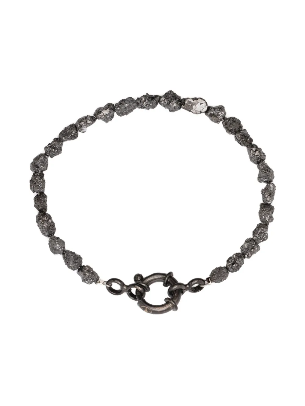 Браслет с родиевым черным бриллиантом KUNDO, черный 
Браслет с родиевым черным бриллиантом KUNDO, черный