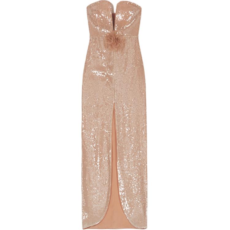 Self Portrait Женское платье без рукавов Светло-золотое
Self Portrait Женское платье без рукавов Светло-золотое