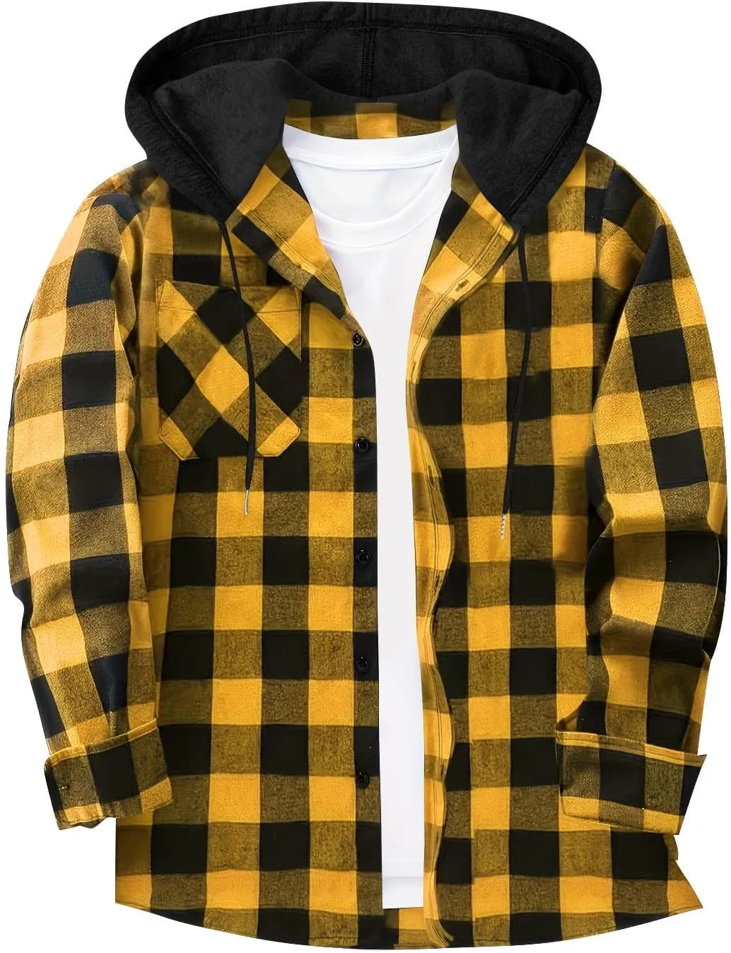 Мужская клетчатая толстовка-кардиган с карманами Cambkatl
Мужская клетчатая толстовка-кардиган с карманами Cambkatl