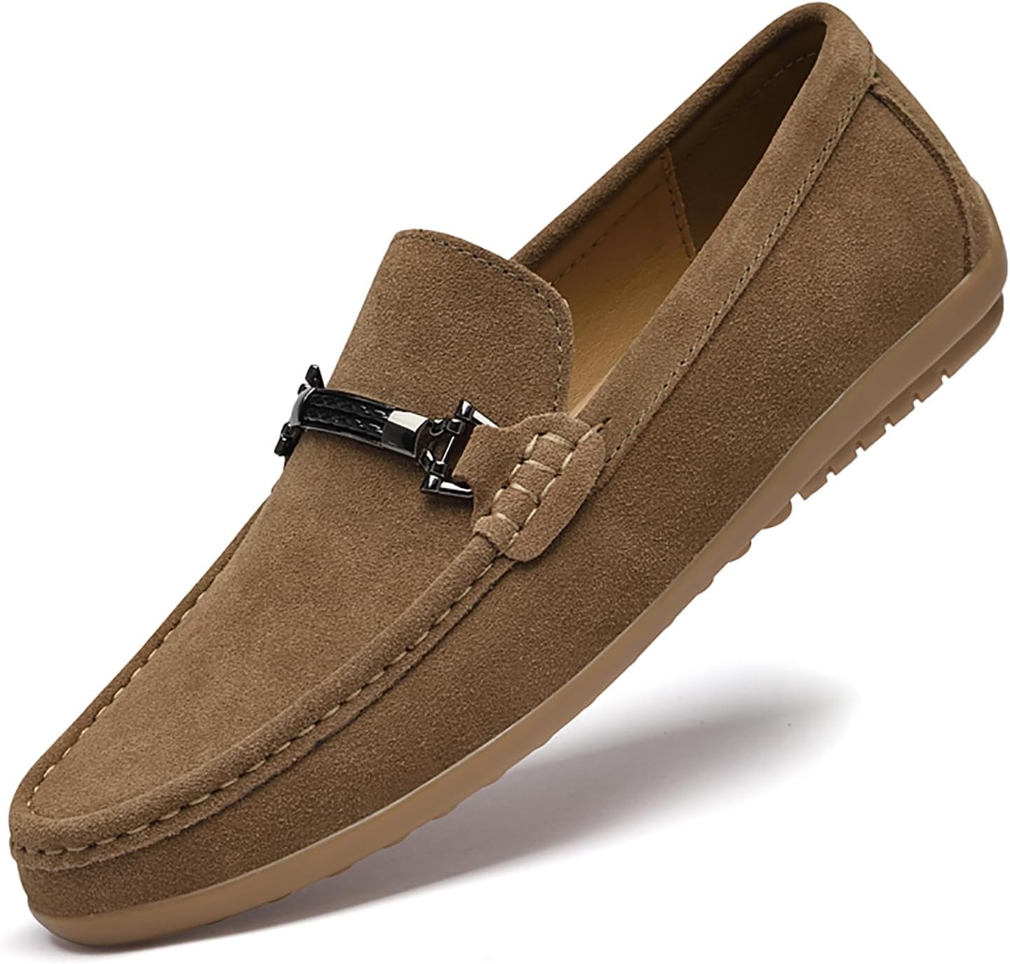 Мужские лоферы LOVEHEYNEW из замши с цепочкой, повседневные, удобные, мягкие, на плоской подошве, легкие, нескользящие, для бизнеса, прогулок, вождения, коричневый
Мужские лоферы LOVEHEYNEW из замши с цепочкой, повседневные, удобные, мягкие, на плоской подошве, легкие, нескользящие, для бизнеса, прогулок, вождения, коричневый