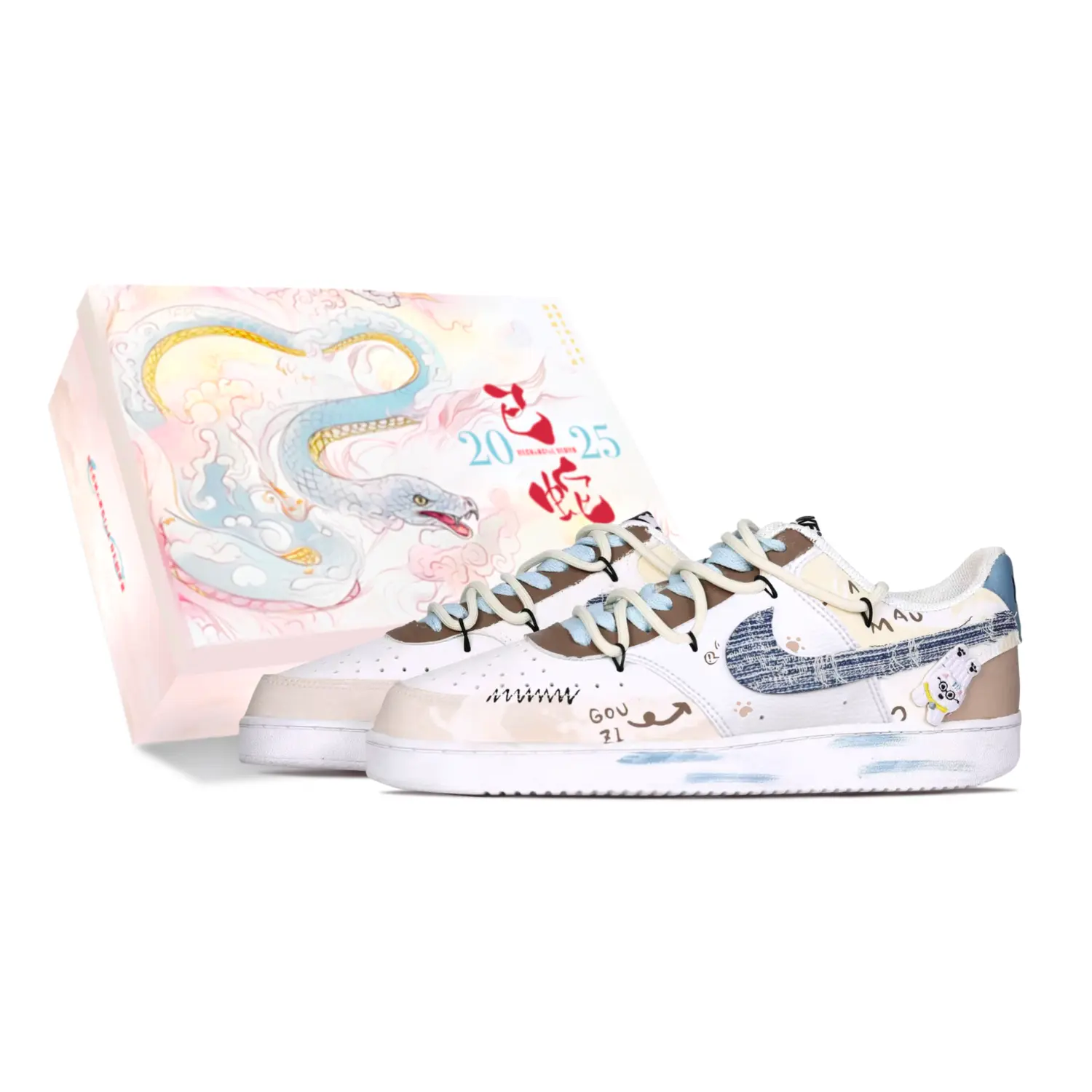 Court Vision 1 Mechanical Spirit, Puppy Ade Cushioning, износостойкие низкие скейтбордские кроссовки Unisex белый Nike, коричневый
Court Vision 1 Mechanical Spirit, Puppy Ade Cushioning, износостойкие низкие скейтбордские кроссовки Unisex белый Nike, коричневый