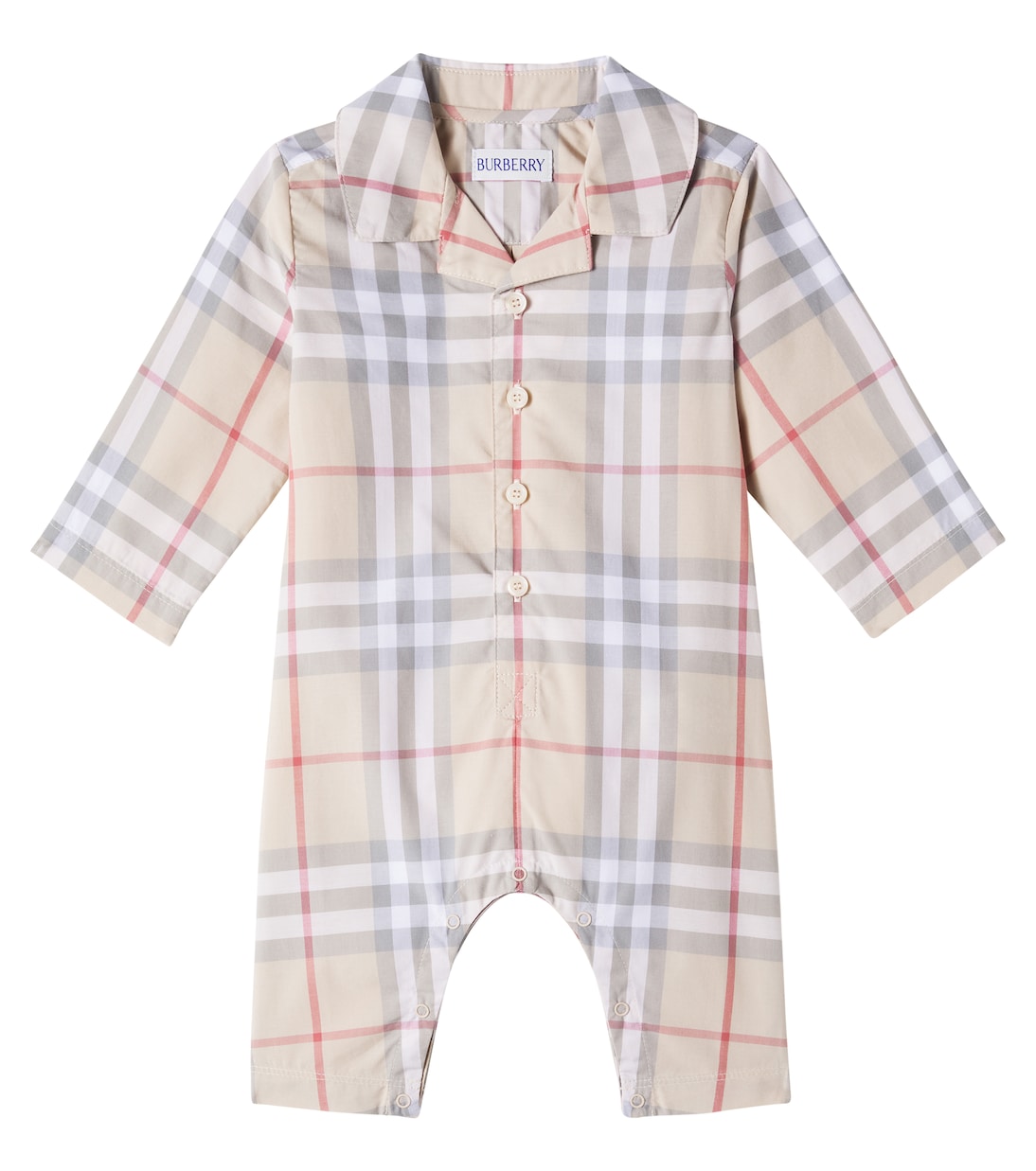 Детский комбинезон из хлопка в клетку Burberry Check Burberry Kids, Pale Stone Ip Check
Детский комбинезон из хлопка в клетку Burberry Check Burberry Kids, Pale Stone Ip Check