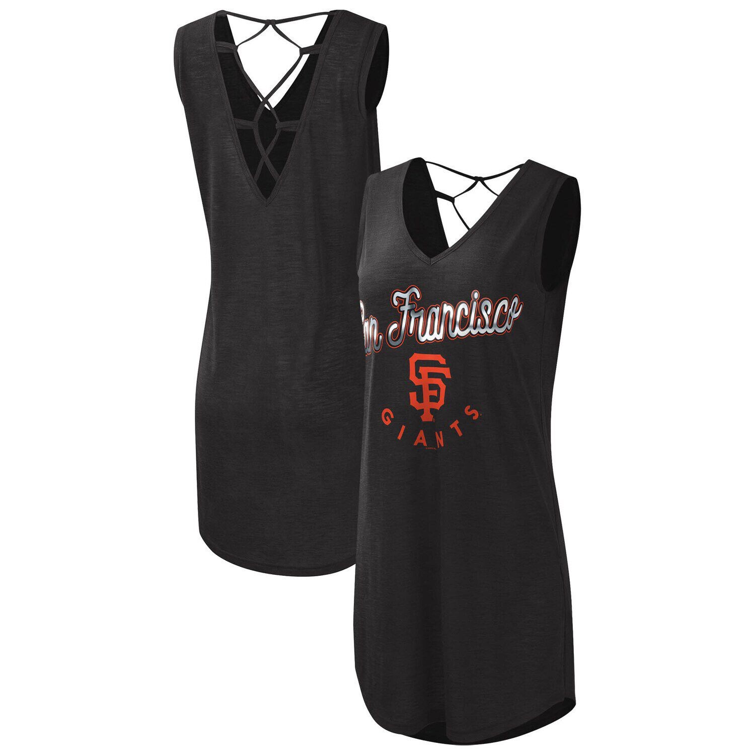 Женское пляжное пляжное платье с v-образным вырезом G-III 4Her Carl Banks, черное San Francisco Giants Game Time G-III
Женское пляжное пляжное платье с v-образным вырезом G-III 4Her Carl Banks, черное San Francisco Giants Game Time G-III