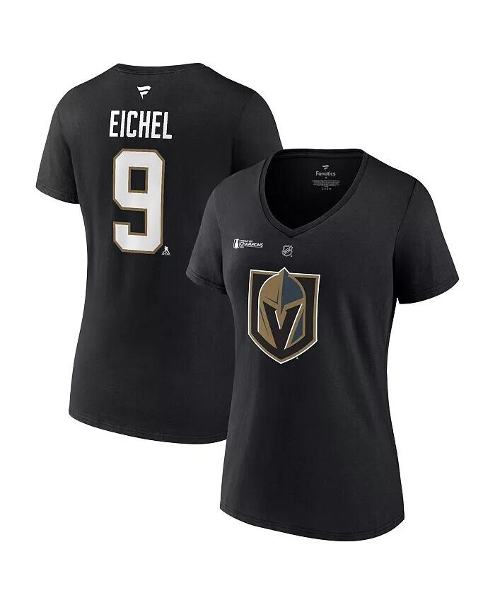 Женская черная футболка с v-образным вырезом Jack Eichel Vegas Golden Knights, чемпионы Кубка Стэнли 2023, имя и номер Fanatics, черный
Женская черная футболка с v-образным вырезом Jack Eichel Vegas Golden Knights, чемпионы Кубка Стэнли 2023, имя и номер Fanatics, черный