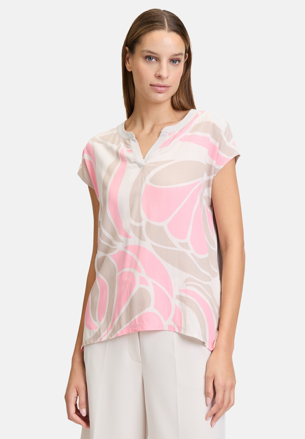 Футболка с принтом RAYURES HORIZONTALES - Blouse Betty Barclay, бежевый
Футболка с принтом RAYURES HORIZONTALES - Blouse Betty Barclay, бежевый