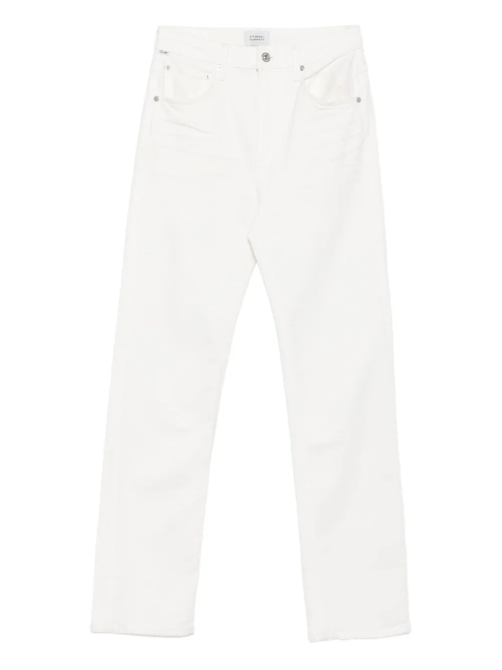 Джинсы с нашивкой-логотипом Citizens of Humanity, белый 
Джинсы с нашивкой-логотипом Citizens of Humanity, белый