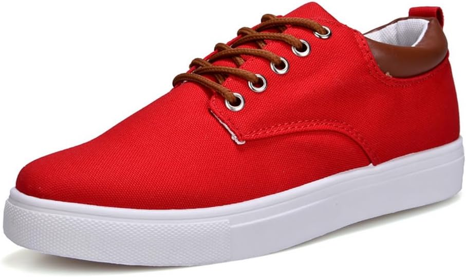 Повседневные кроссовки для мужчин, тканевые туфли на шнуровке, низкие ходовые обувь Tazimall, красный
Повседневные кроссовки для мужчин, тканевые туфли на шнуровке, низкие ходовые обувь Tazimall, красный
