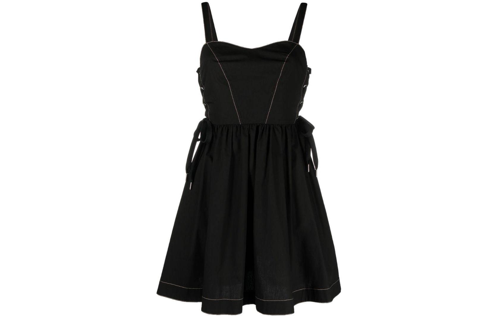 Мини-платье со шнуровкой по боку PINKO, черный
Мини-платье со шнуровкой по боку PINKO, черный