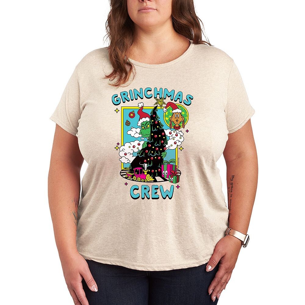 Футболка больших размеров с рисунком Dr. Seuss Grinchmas Crew Licensed Character, бежевый
Футболка больших размеров с рисунком Dr. Seuss Grinchmas Crew Licensed Character, бежевый