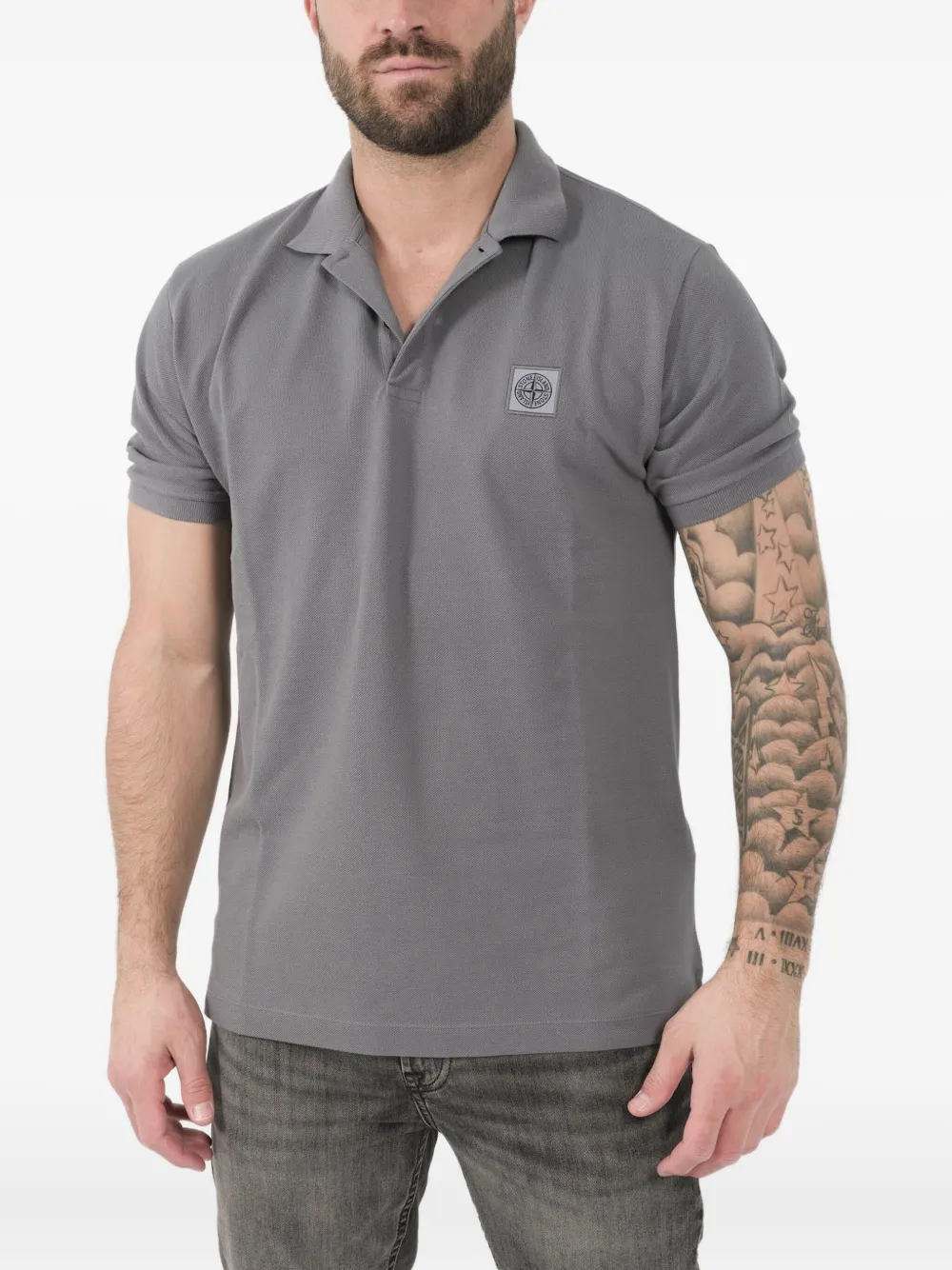 Рубашка поло с логотипом Compass Stone Island, серый
Рубашка поло с логотипом Compass Stone Island, серый