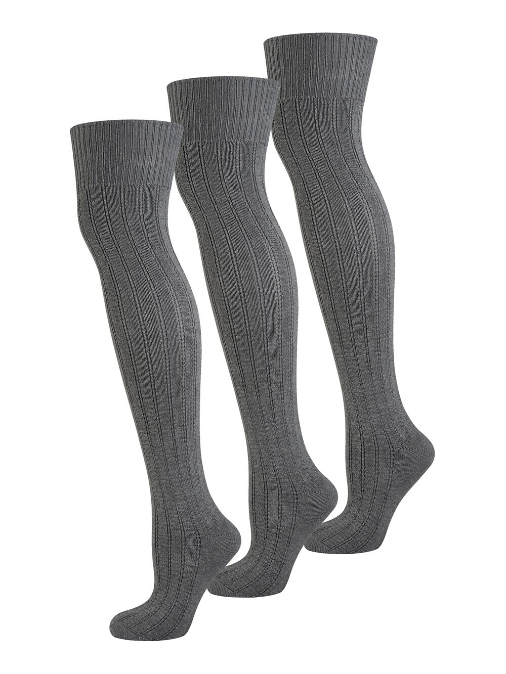 Носки выше колена Nur Die, светло-серый
Носки выше колена Nur Die, светло-серый