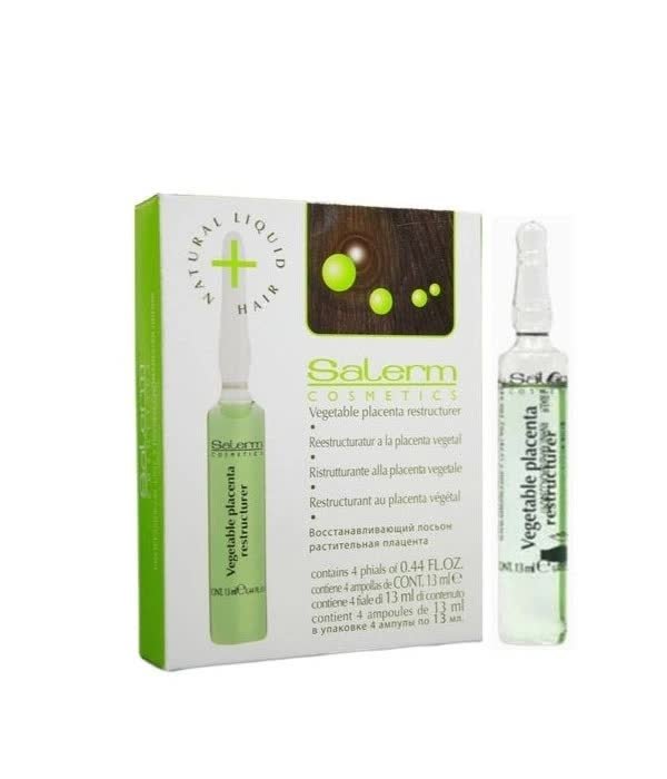 Salerm Cosmetics, Плацентарный реструктуризатор, ампулы со стволовыми клетками, против выпадения волос, 4x13 мл
Salerm Cosmetics, Плацентарный реструктуризатор, ампулы со стволовыми клетками, против выпадения волос, 4x13 мл