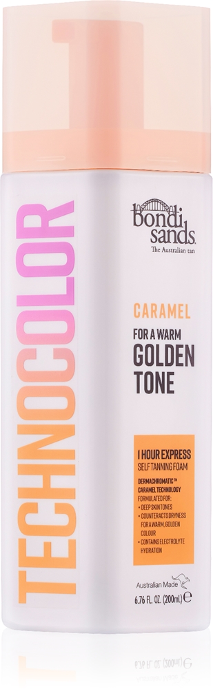 Пена для автозагара Technocolor Caramel Bondi Sands, atspalvis warm hydrated glow 200 мл
Пена для автозагара Technocolor Caramel Bondi Sands, atspalvis warm hydrated glow 200 мл