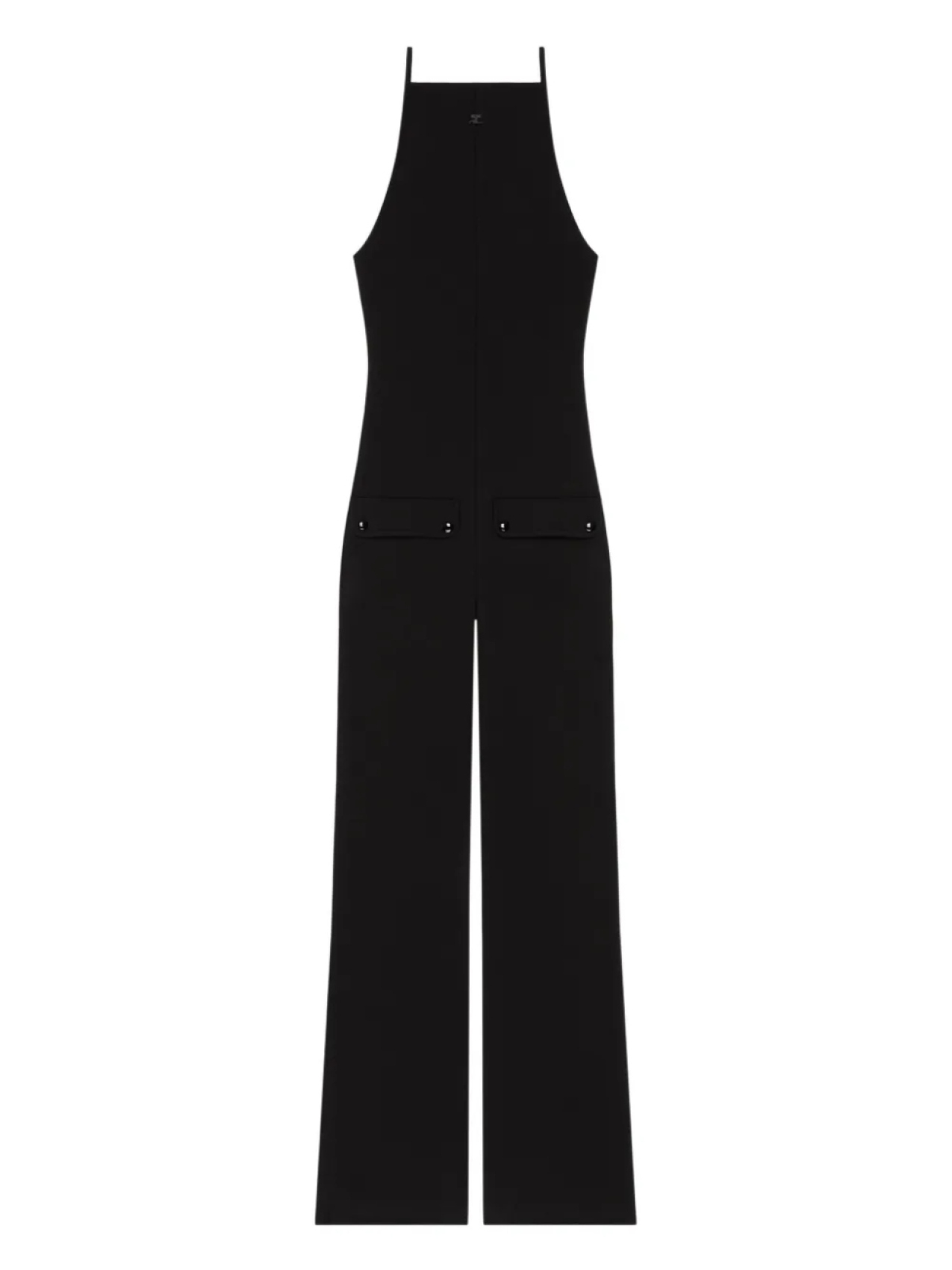 Courrèges расклешенный комбинезон, черный
Courrèges расклешенный комбинезон, черный