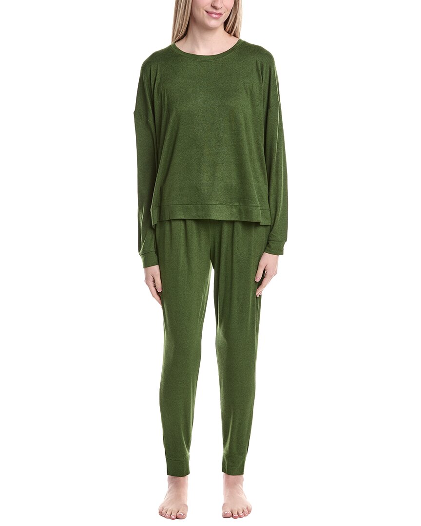 Пижамный комплект Sanctuary из 2 предметов: топ и спортивные штаны, зеленый
Пижамный комплект Sanctuary из 2 предметов: топ и спортивные штаны, зеленый