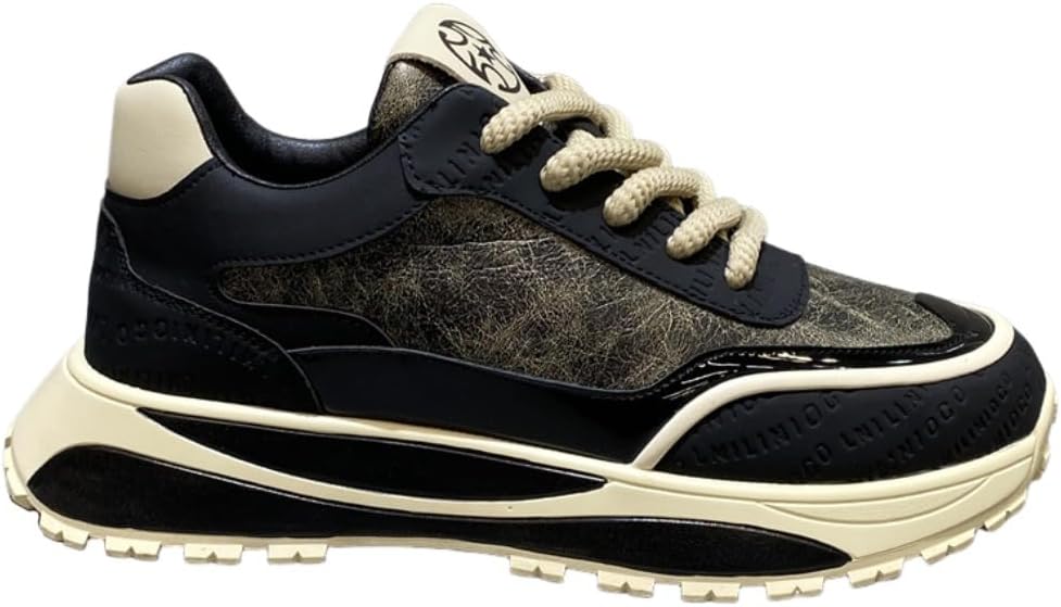 Повседневные мужские кроссовки с цветными блоками, дышащие, на шнуровке, стиль «папа», массивная подошва, обувь для повседневного ношения Lexamen, черный
Повседневные мужские кроссовки с цветными блоками, дышащие, на шнуровке, стиль «папа», массивная подошва, обувь для повседневного ношения Lexamen, черный