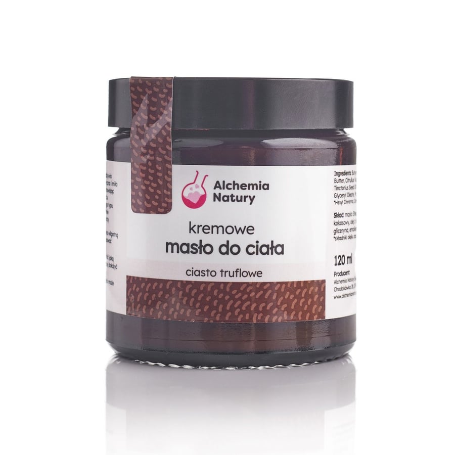 Крем-масло для тела «Трюфельный торт» 120 мл Alchemia Natury
Крем-масло для тела «Трюфельный торт» 120 мл Alchemia Natury