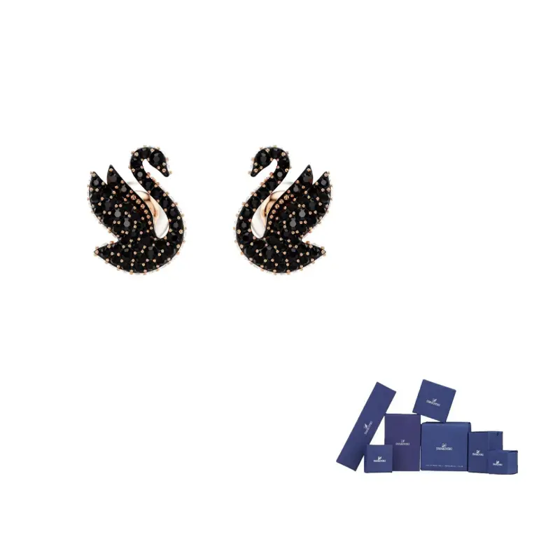 Swarovski Искусственная кристальная позолоченная розовым золотом искусственная жемчужная серьга-гвоздик женская черная
Swarovski Искусственная кристальная позолоченная розовым золотом искусственная жемчужная серьга-гвоздик женская черная