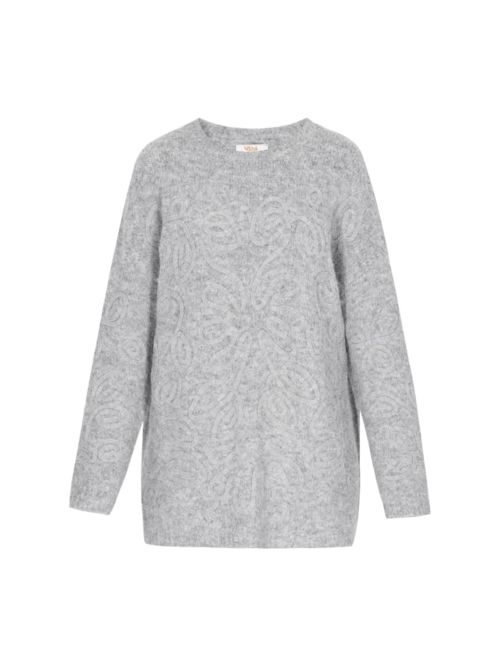 Женский свитер светло-серого цвета usha FESTIVAL
Женский свитер светло-серого цвета usha FESTIVAL