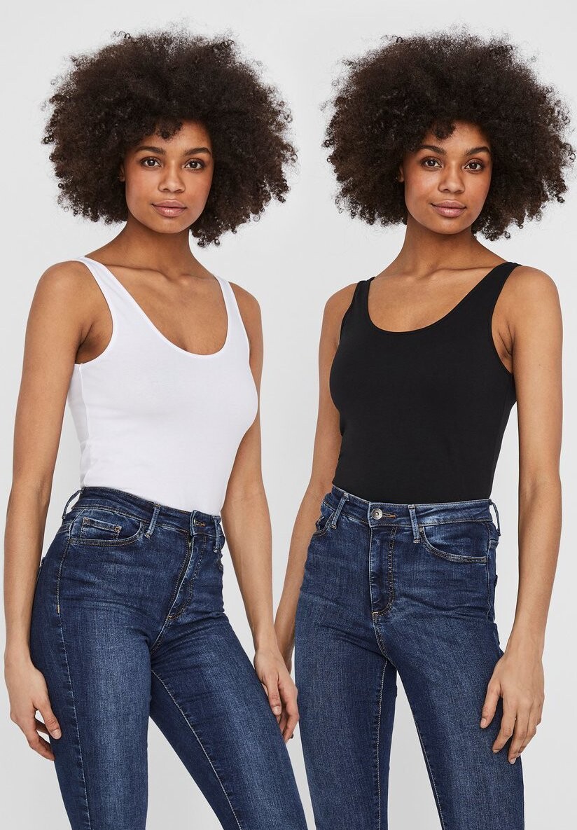 Топ 2Er-Pack Vero Moda, цвет white, black
Топ 2Er-Pack Vero Moda, цвет white, black
