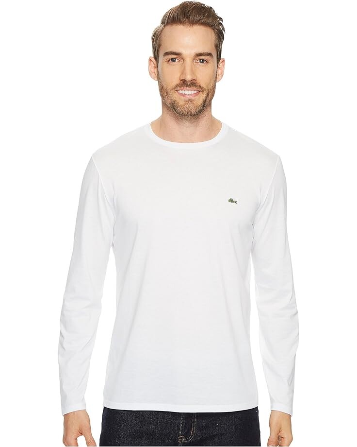 Футболка Lacoste Long Sleeve Pima Jersey Crew Neck, белый
Футболка Lacoste Long Sleeve Pima Jersey Crew Neck, белый