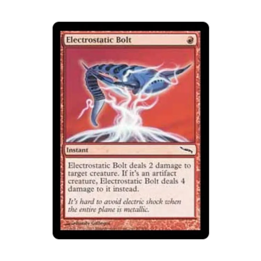 CCG Электростатический болт (С), MTG - Mirrodin 
CCG Электростатический болт (С), MTG - Mirrodin