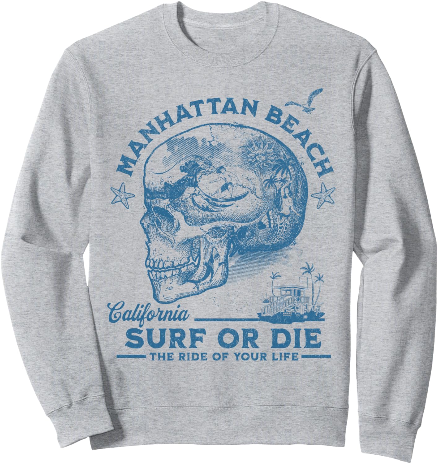 Мужская толстовка с изображением девушки, занимающейся серфингом на пляже Манхэттен-Бич и носящей доску для серфинга Pacific Surfboard Surfer Skull Graphic Surf Or Die Vintage Wave Ride, серый
Мужская толстовка с изображением девушки, занимающейся серфингом на пляже Манхэттен-Бич и носящей доску для серфинга Pacific Surfboard Surfer Skull Graphic Surf Or Die Vintage Wave Ride, серый