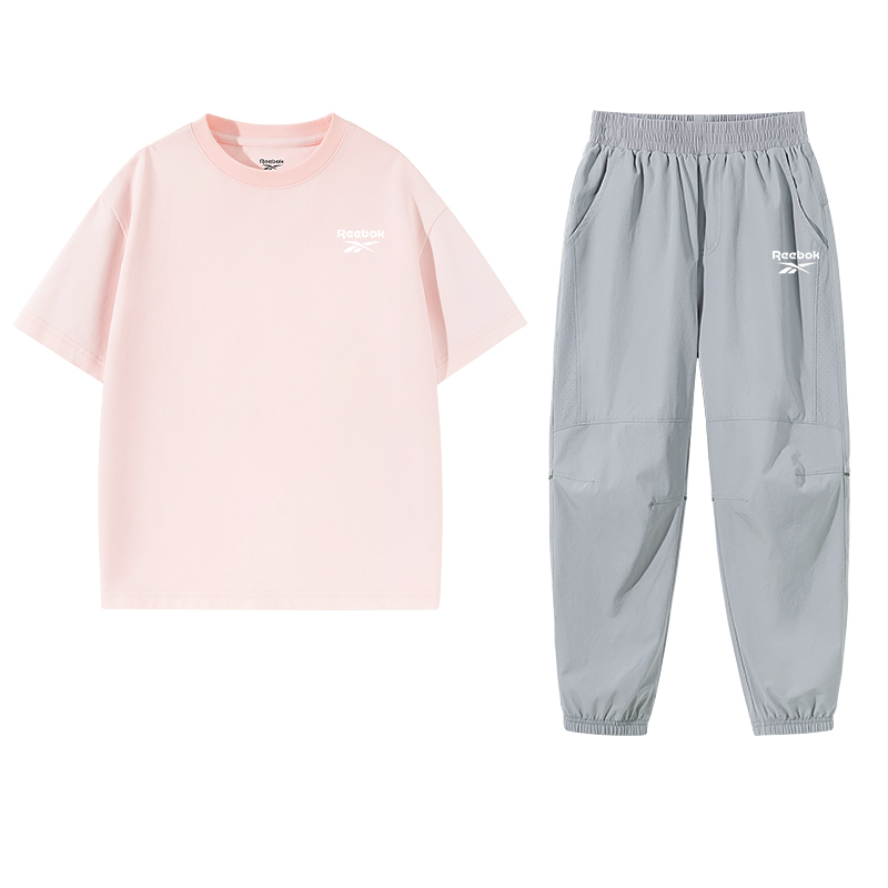 Повседневный спортивный комплект из 2 предметов для детей 3-7 лет Reebok, светло-розовый/белый/серый
Повседневный спортивный комплект из 2 предметов для детей 3-7 лет Reebok, светло-розовый/белый/серый