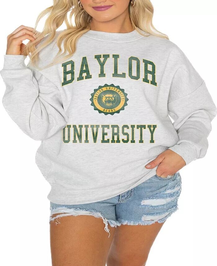 Женская флисовая толстовка-пуловер с заниженными плечами Steel Baylor Bears Good Vibes Premium Gameday Couture
Женская флисовая толстовка-пуловер с заниженными плечами Steel Baylor Bears Good Vibes Premium Gameday Couture