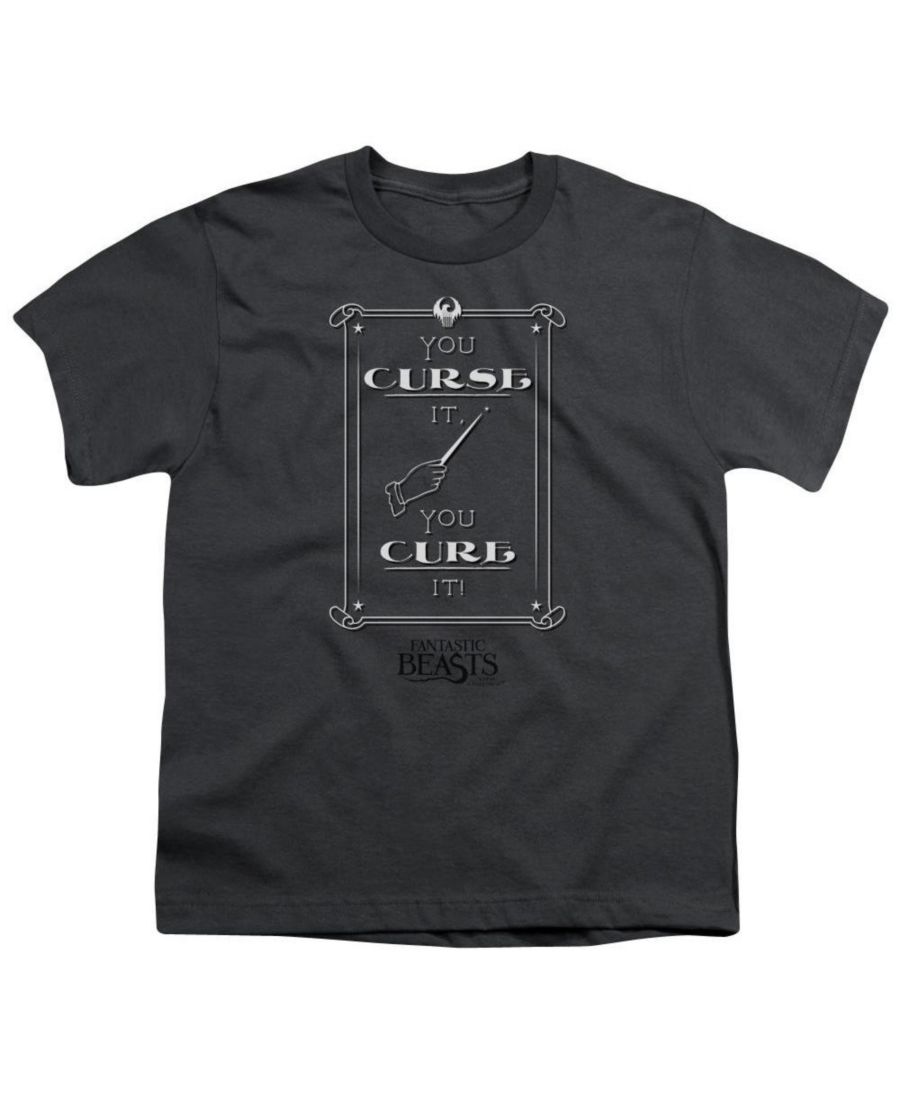 Футболка с коротким рукавом "Проклятие" для мальчиков Fantastic Beasts, Charcoal, Черный, Футболка с коротким рукавом "Проклятие" для мальчиков Fantastic Beasts, Charcoal
Футболка с коротким рукавом "Проклятие" для мальчиков Fantastic Beasts, Charcoal, Черный, Футболка с коротким рукавом "Проклятие" для мальчиков Fantastic Beasts, Charcoal