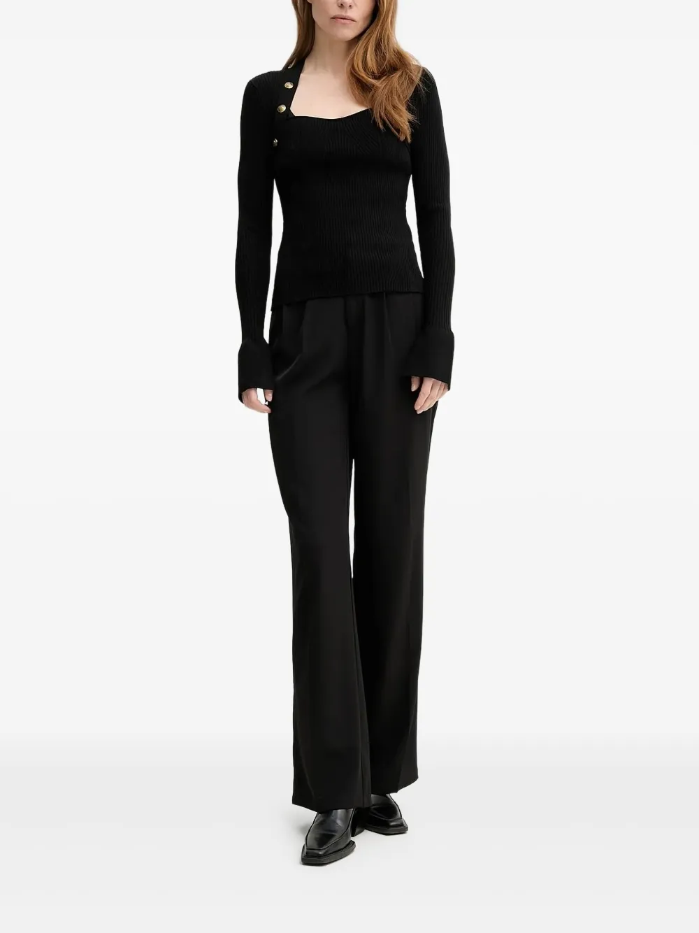 Свитер с пуговицами The Kooples, черный
Свитер с пуговицами The Kooples, черный