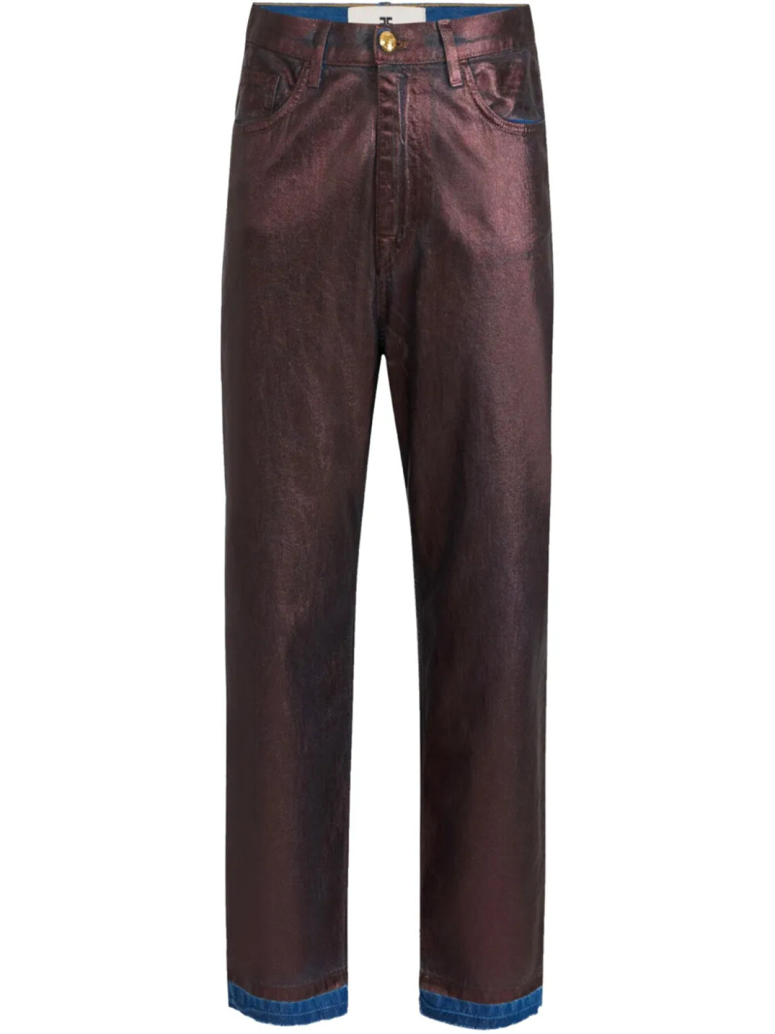 Elisabetta Franchi ламинированные джинсы, коричневый
Elisabetta Franchi ламинированные джинсы, коричневый