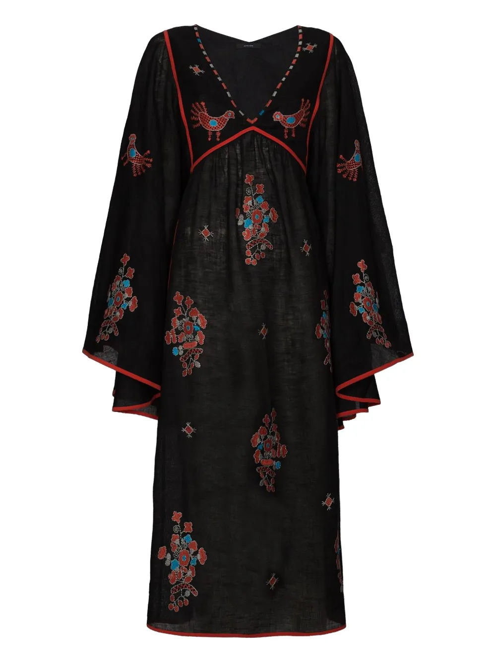 Платье-миди с цветочным принтом Vita Kin, черный 
Платье-миди с цветочным принтом Vita Kin, черный