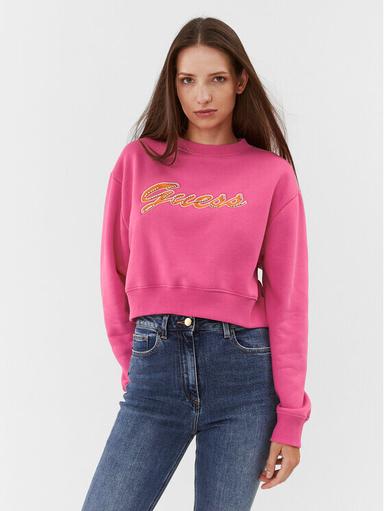 Толстовка обычного кроя Guess, розовый 
Толстовка обычного кроя Guess, розовый