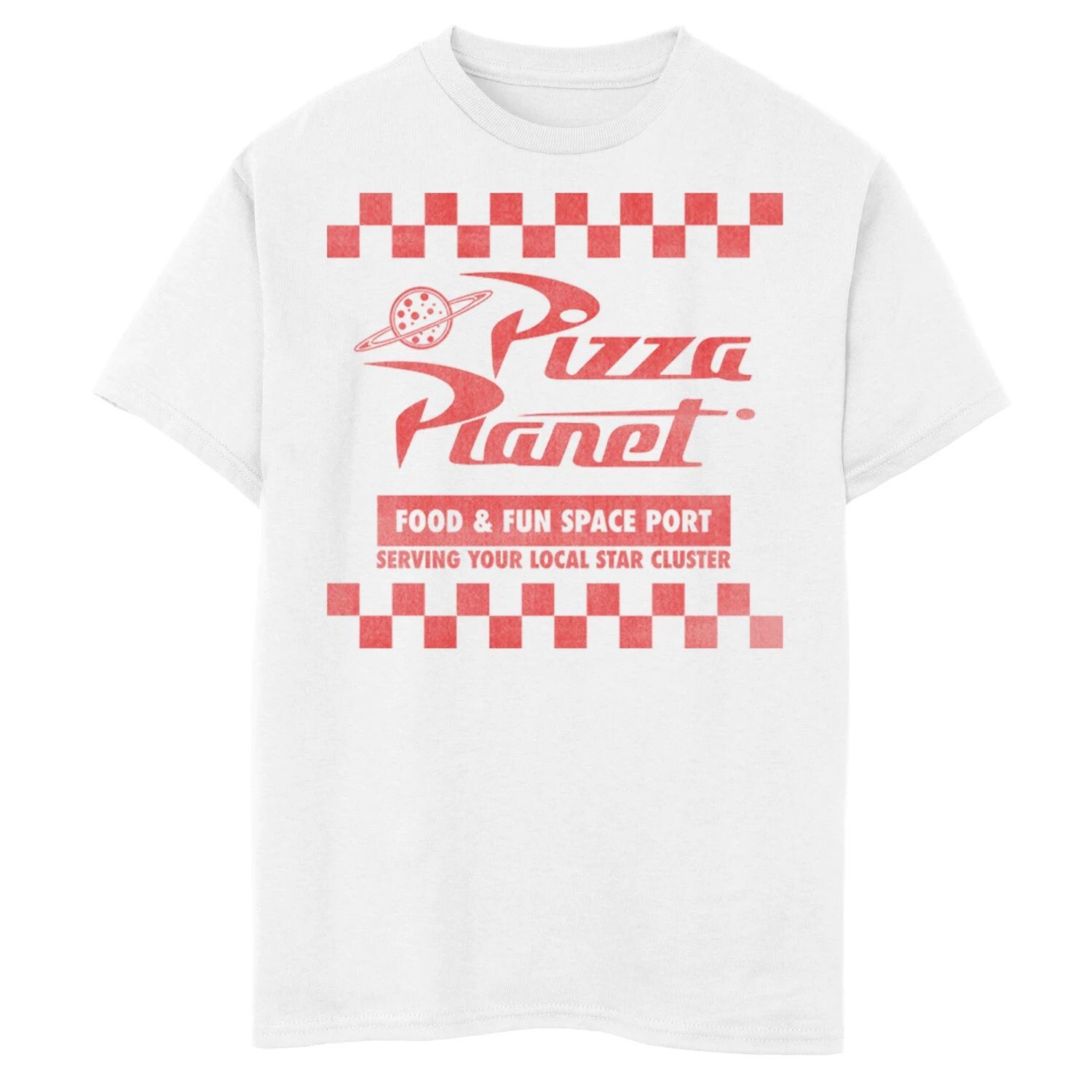 Футболка с клетчатым логотипом Disney/Pixar's Toy Story для мальчиков 8–20 лет Pizza Planet Disney / Pixar, белый
Футболка с клетчатым логотипом Disney/Pixar's Toy Story для мальчиков 8–20 лет Pizza Planet Disney / Pixar, белый