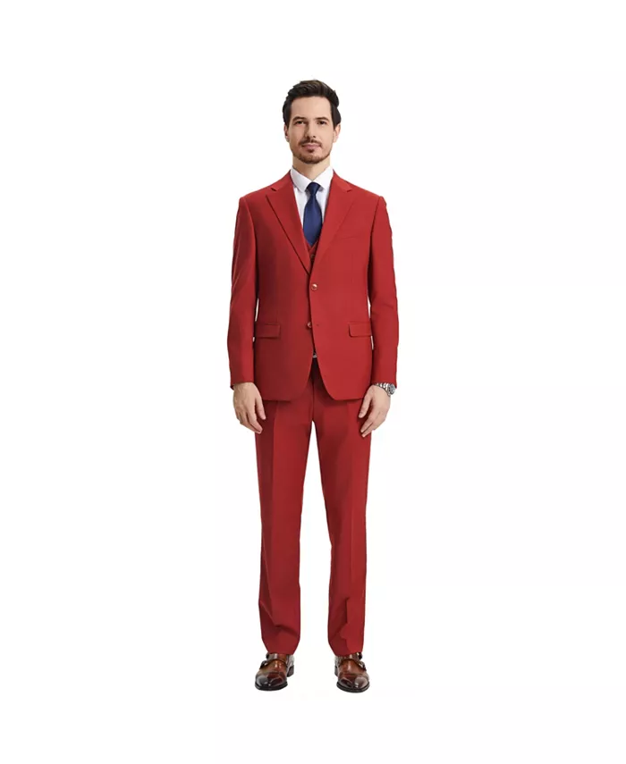 Костюм Big & Tall Hybrid-Fit из 3 предметов: пиджак, жилет и брюки с вырезом лацкана Stacy Adams, красный
Костюм Big & Tall Hybrid-Fit из 3 предметов: пиджак, жилет и брюки с вырезом лацкана Stacy Adams, красный