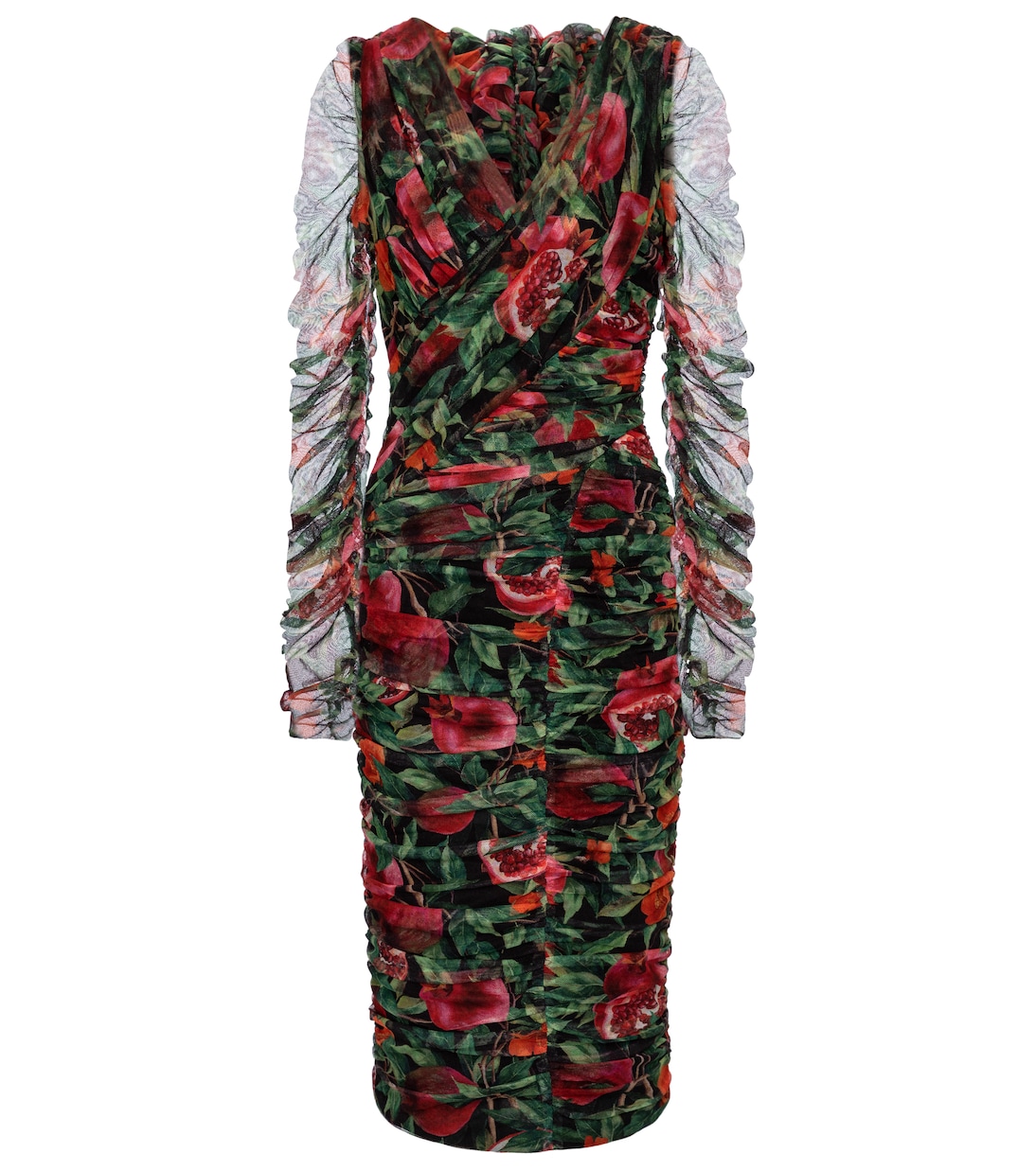 Платье миди из смесового хлопка с принтом граната Dolce&Gabbana, Melograno Fdo.Nero
Платье миди из смесового хлопка с принтом граната Dolce&Gabbana, Melograno Fdo.Nero