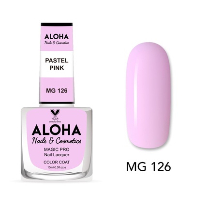 Лак для ногтей Magic Pro 15 мл - Mg 126 / Пастельно-розовый Aloha Nails & Cosmetics
Лак для ногтей Magic Pro 15 мл - Mg 126 / Пастельно-розовый Aloha Nails & Cosmetics