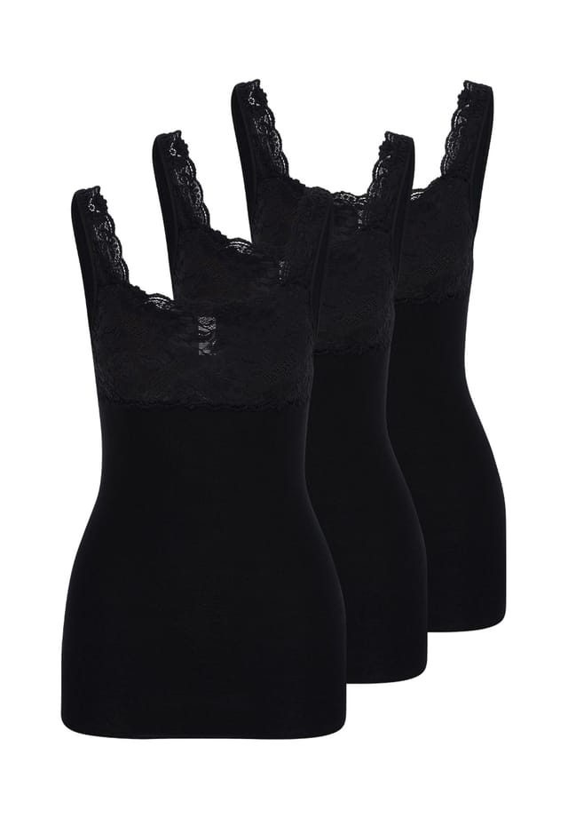 Майка/Топ 3 шт. в упаковке тонкий хлопок Nina Von C., черный
Майка/Топ 3 шт. в упаковке тонкий хлопок Nina Von C., черный