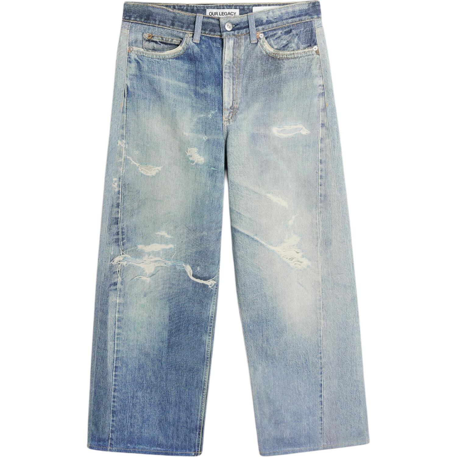 Джинсы Boyfriend с эффектом потертости OUR LEGACY, синий
Джинсы Boyfriend с эффектом потертости OUR LEGACY, синий