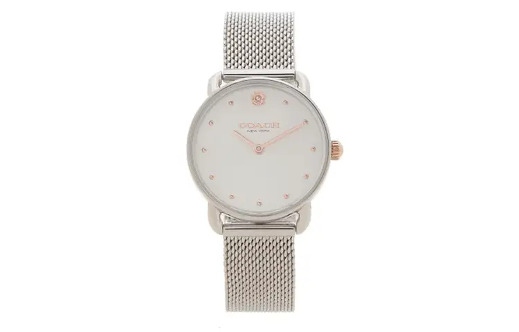 Наручные часы COACH с кварцевым механизмом, стальной браслет, 36 мм, белый циферблат, женские
Наручные часы COACH с кварцевым механизмом, стальной браслет, 36 мм, белый циферблат, женские