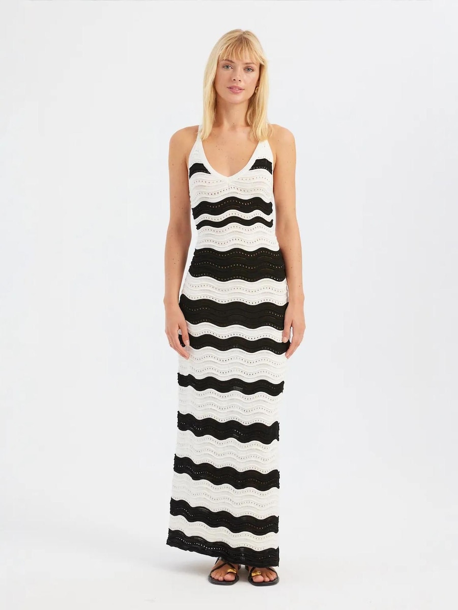 Вязаное платье Hiccup, черный/белый
Вязаное платье Hiccup, черный/белый