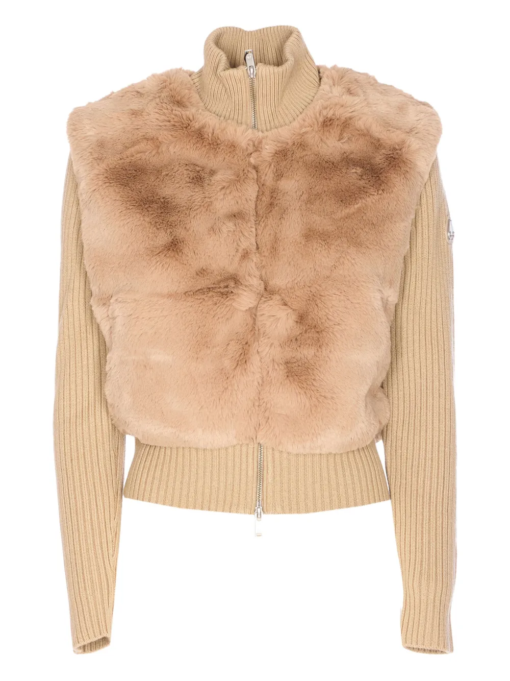 Жакет из трикотажа в рубчик с искусственным мехом Moose Knuckles, нейтральный
Жакет из трикотажа в рубчик с искусственным мехом Moose Knuckles, нейтральный