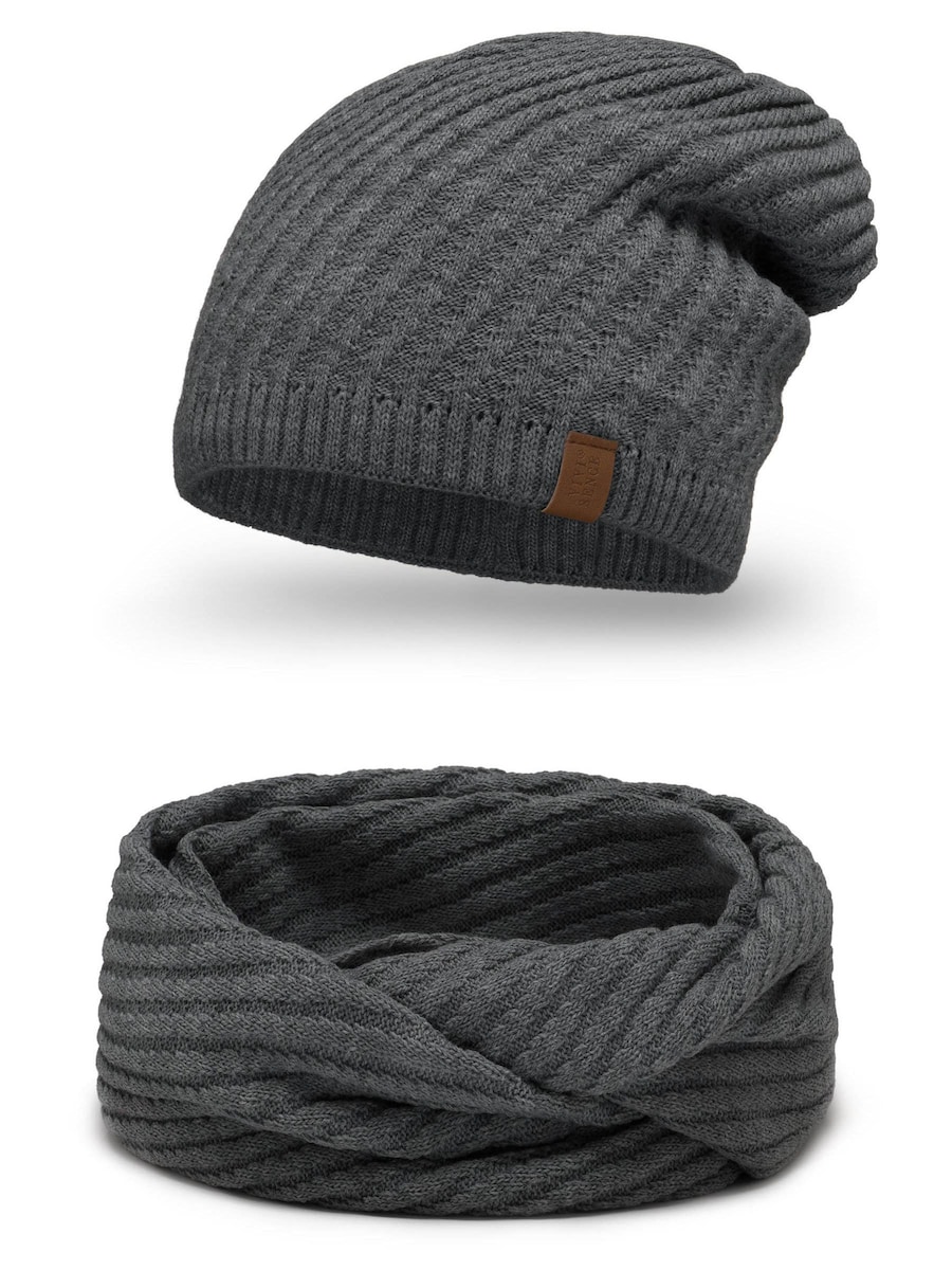 Шапка Vivisence 7017 Set, темно-серый
Шапка Vivisence 7017 Set, темно-серый