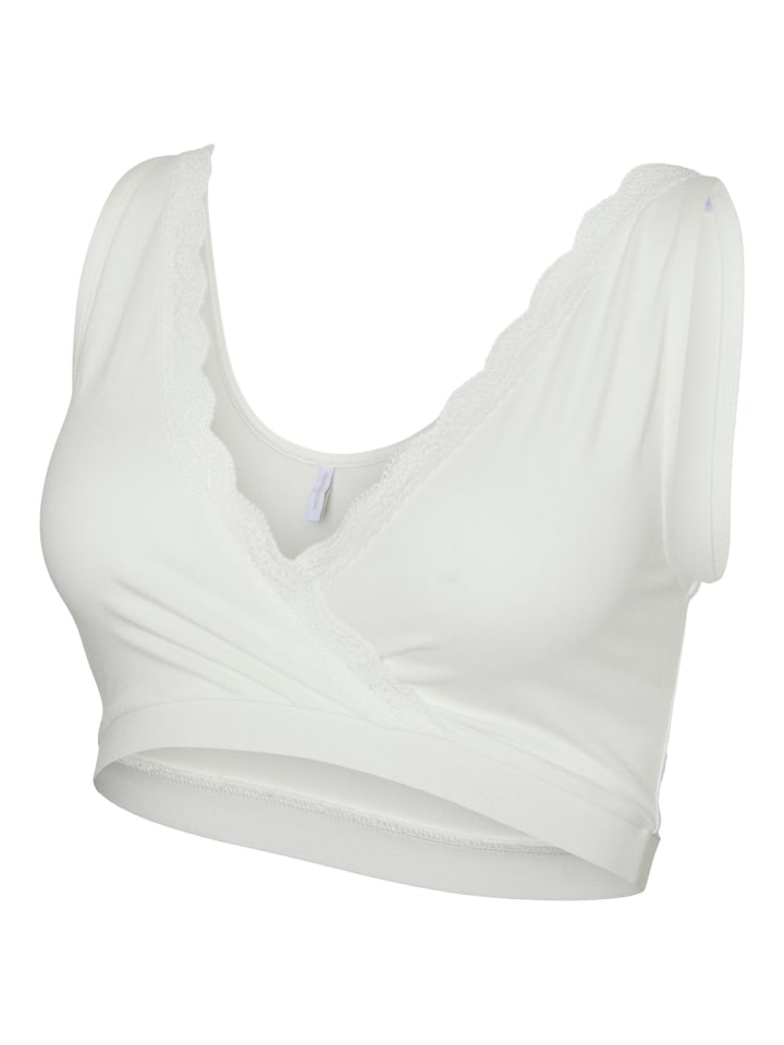 Бюстгальтер на косточках mama licious, белый
Бюстгальтер на косточках mama licious, белый